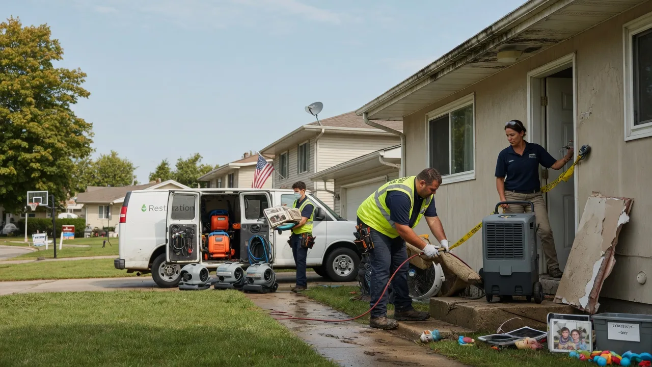 Water Damage Restoration in Livingston, IL near me
